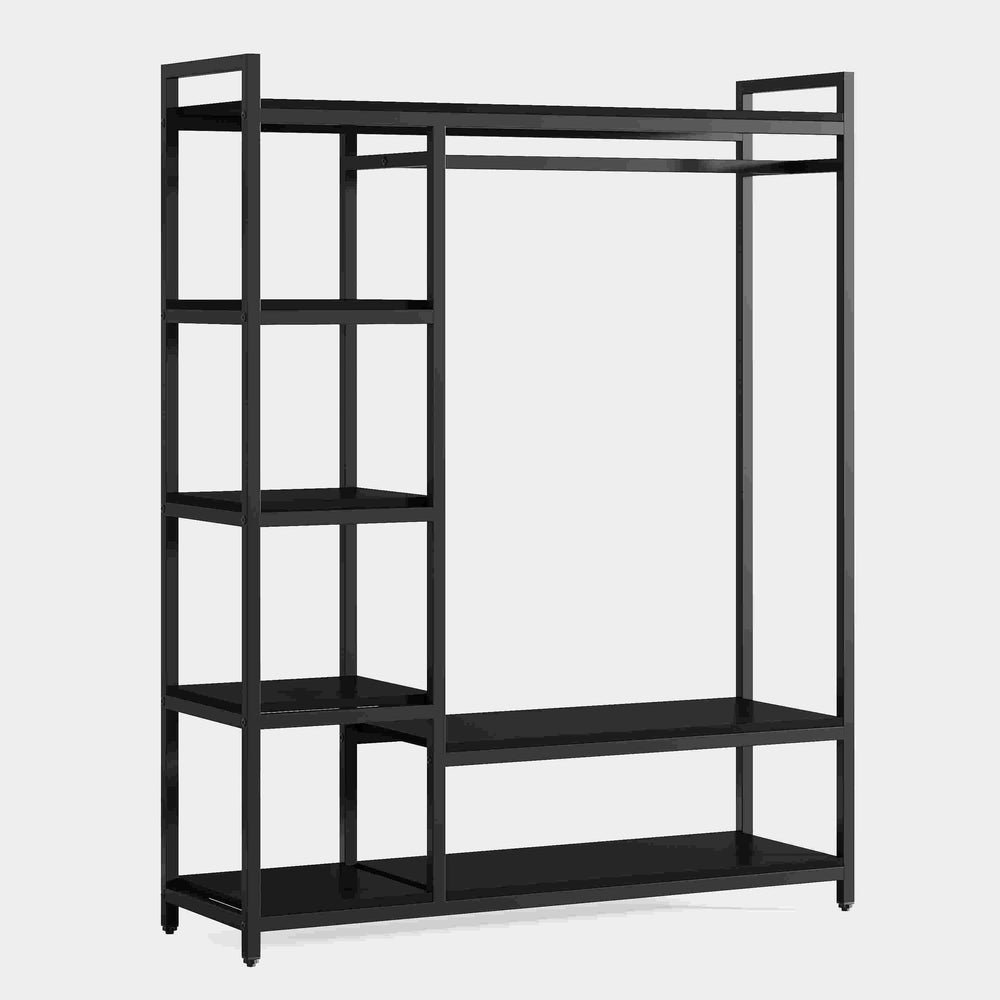 Freestanding Closet Organizer, Garment Rack with 6 Shelves view 8